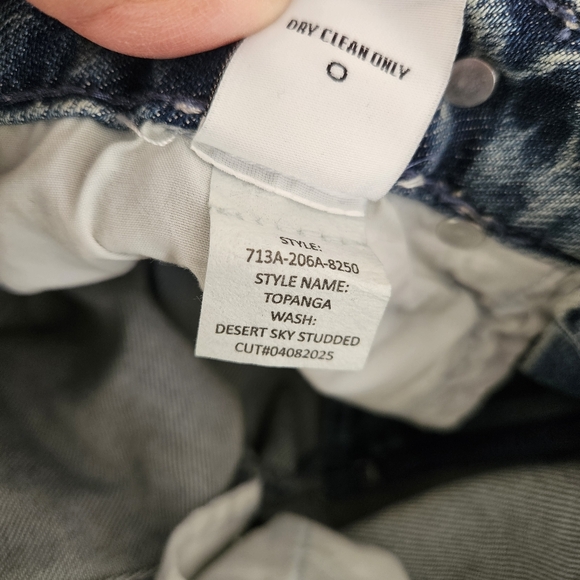 Rails Topanga Straight Leg Jeans In Desert Sky Studded - Picture 14 of 14